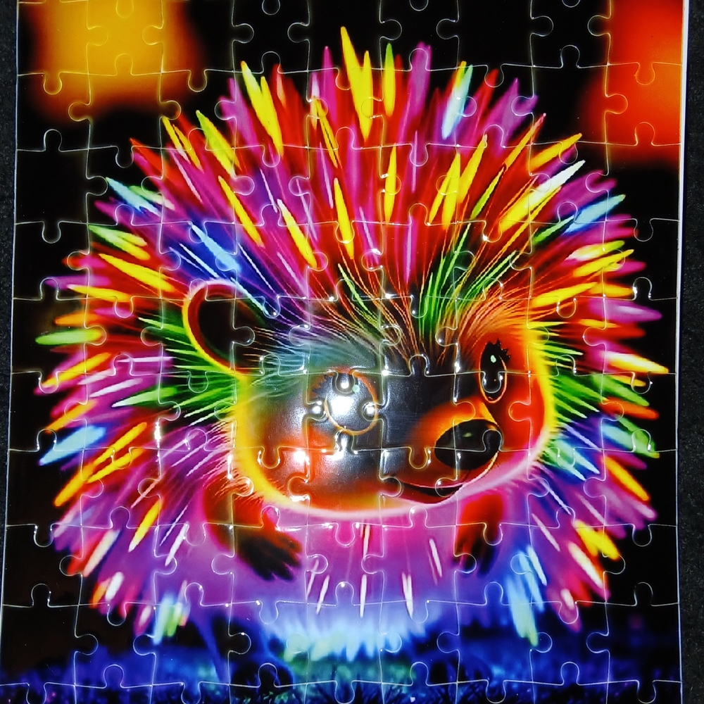 Vibrant Hedgehog Puzzle